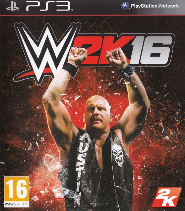 WWE 2K16 box art for Playstation 3